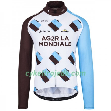Cykeltrøje Langærmet 2017 AG2R La Mondiale N001 Langærmet